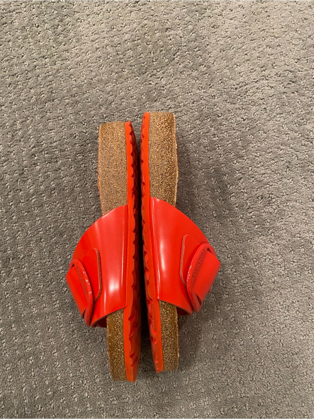 Birkenstock Red Big Buckle Madrid Sandals - Picture 3 of 4